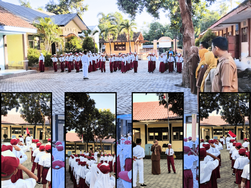 PELAKSANAAN UPACARA BENDERA MERAH PUTIH DAN PESAN INSPIRATIF DARI PEMBINA UPACARA